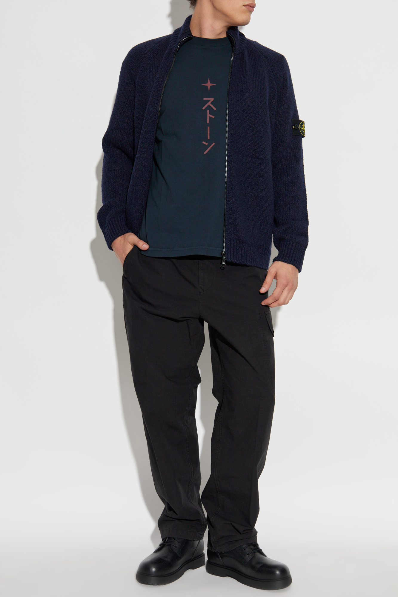 Stone Island Wool cardigan | Men's | Vitkac